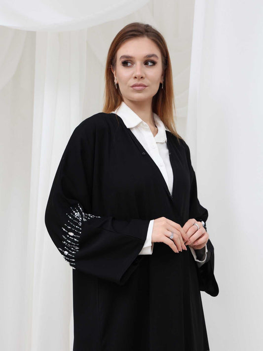 Sana Abaya, Lightweight Open Front Nida Abaya